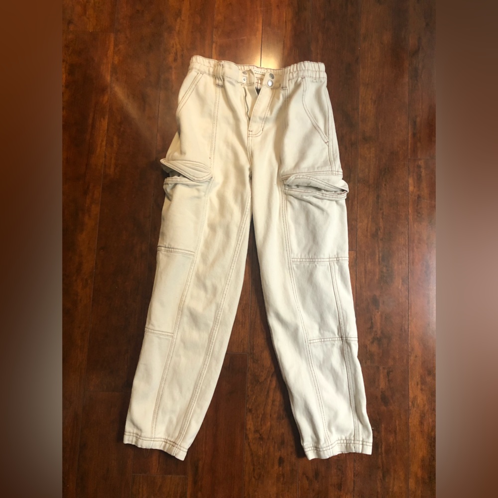 Pacsun cream cargo pants